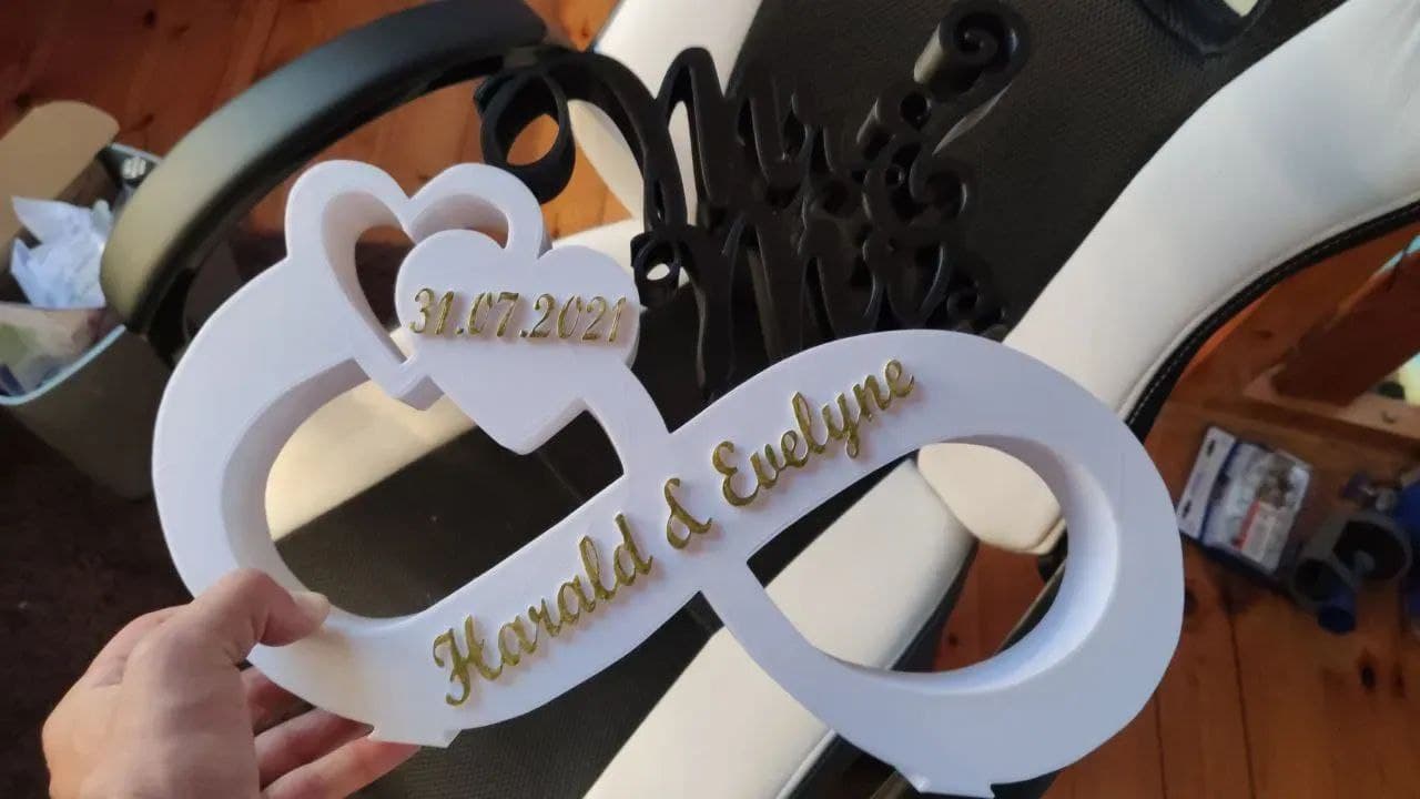 Décoration mariage 3D 1