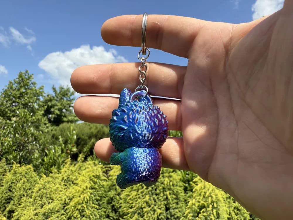 Porte-clés Labubu 3D (5,5 cm) - Image 3