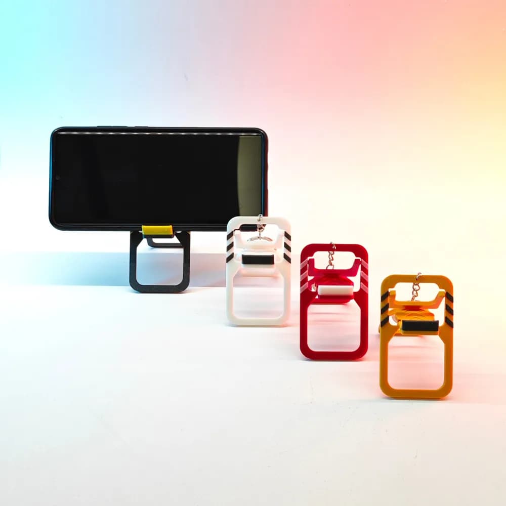 Support Téléphone Pliable Porte-clés - Image 2