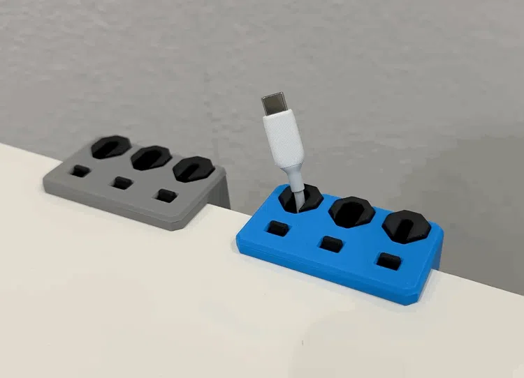 Organisateur de Câbles de Bureau avec Pince - Image 2