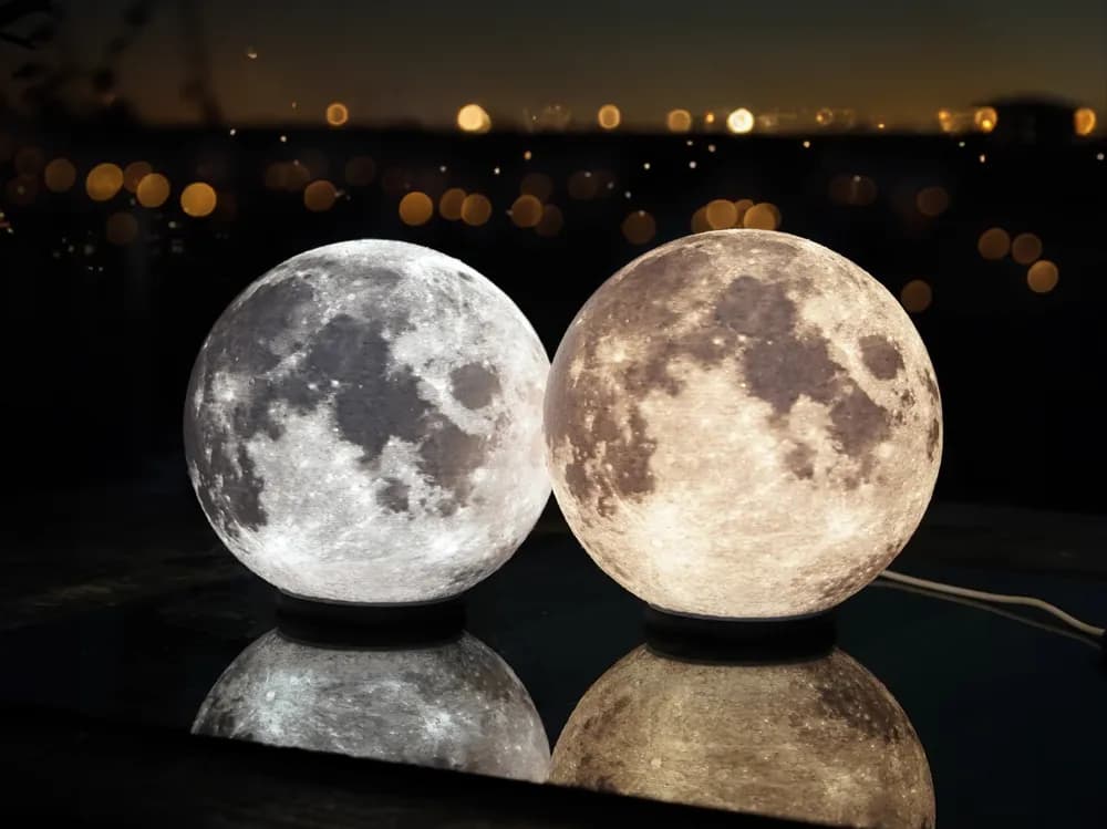 Lampe Lune Haute Résolution