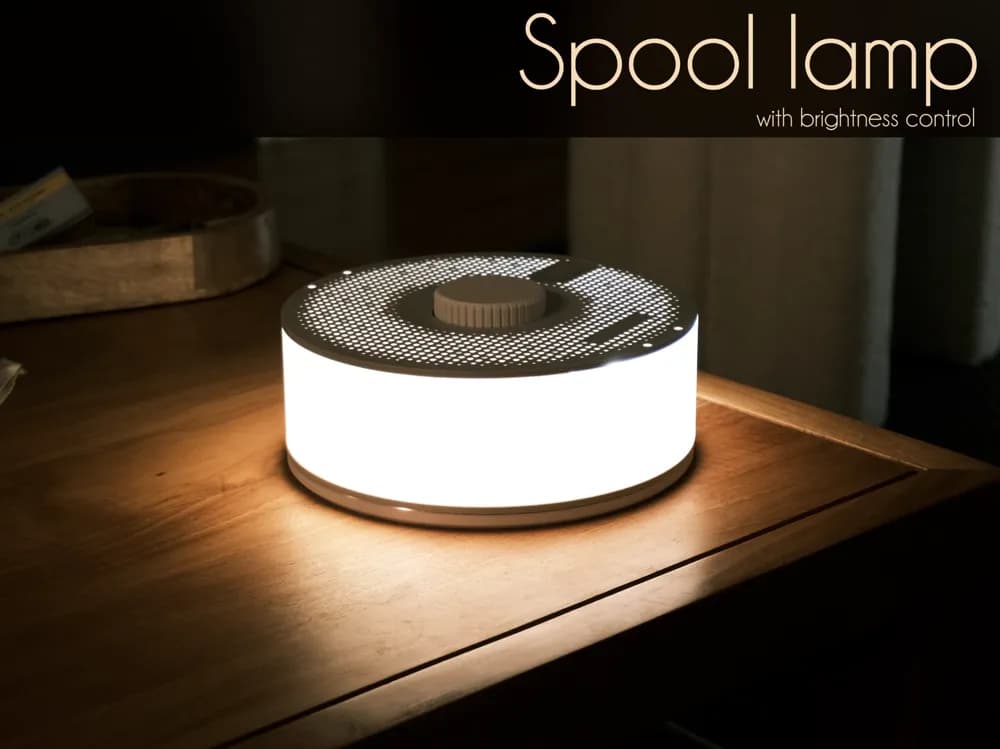 Lampe Bobine Créative