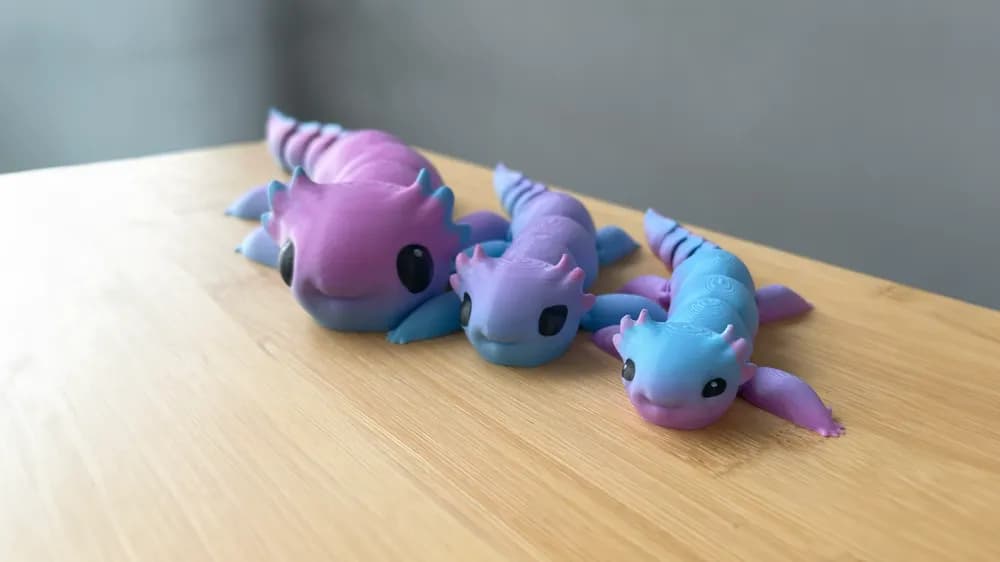 Axolotl Joyeux Articulé - Image 2