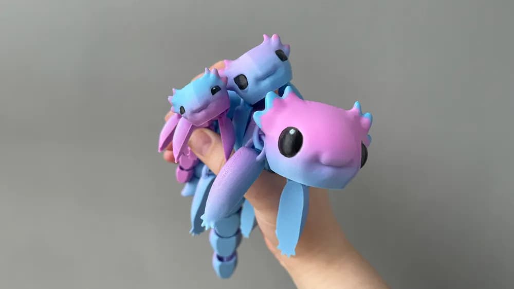 Axolotl Joyeux Articulé - Image 3