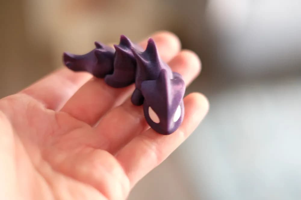 Mini Dragon Articulé (Aimant/Porte-clés) - Image 2