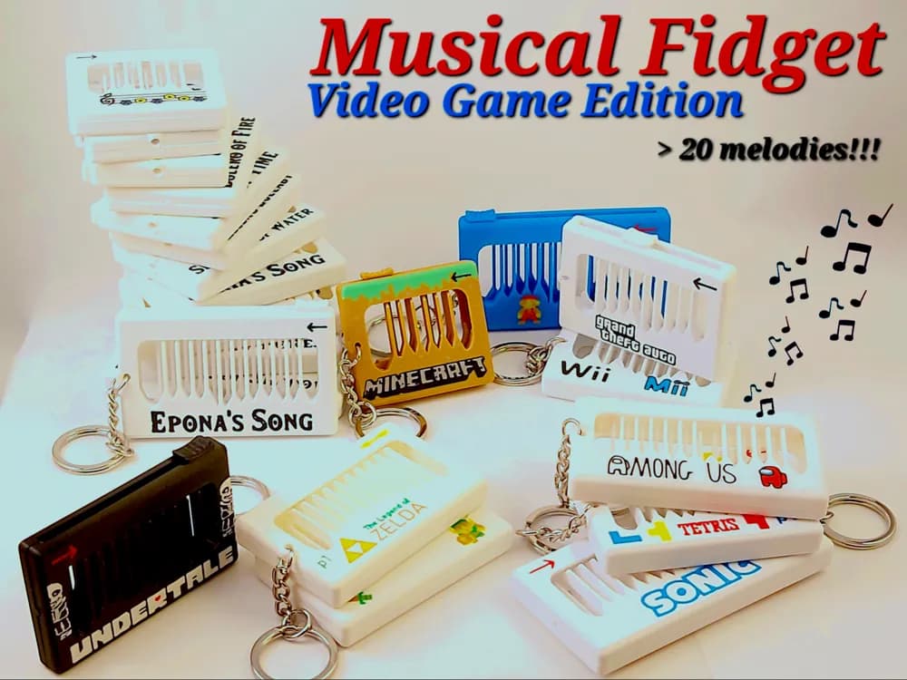 Fidget Musical Jeux Vidéo