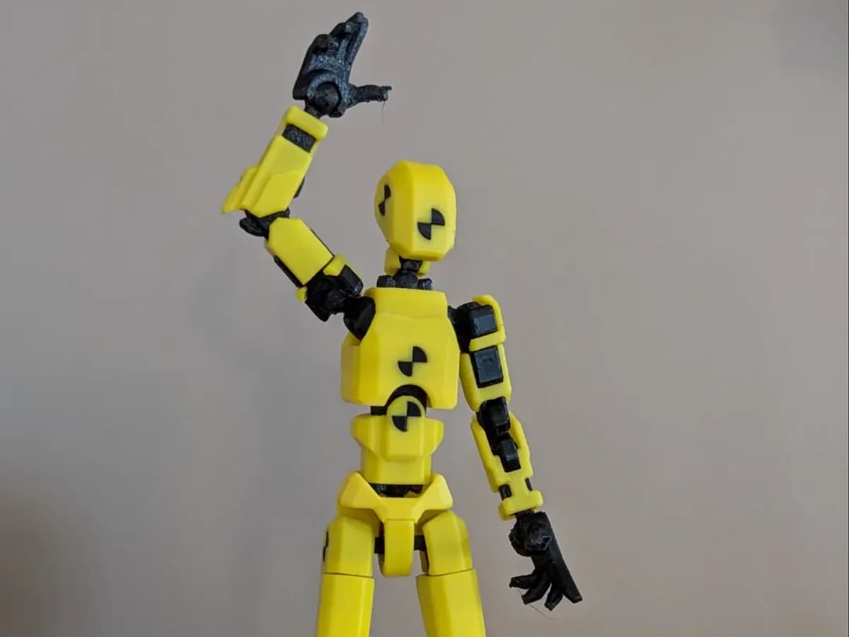 Crash Test Dummy 13 1/10 Échelle 6" tall