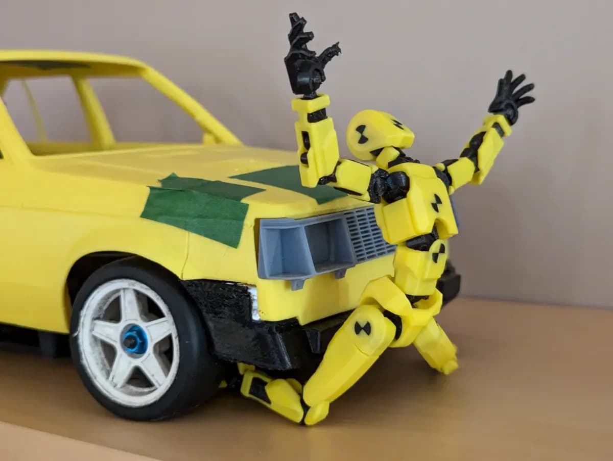 Crash Test Dummy 13 1/10 Échelle 6" tall - Image 2