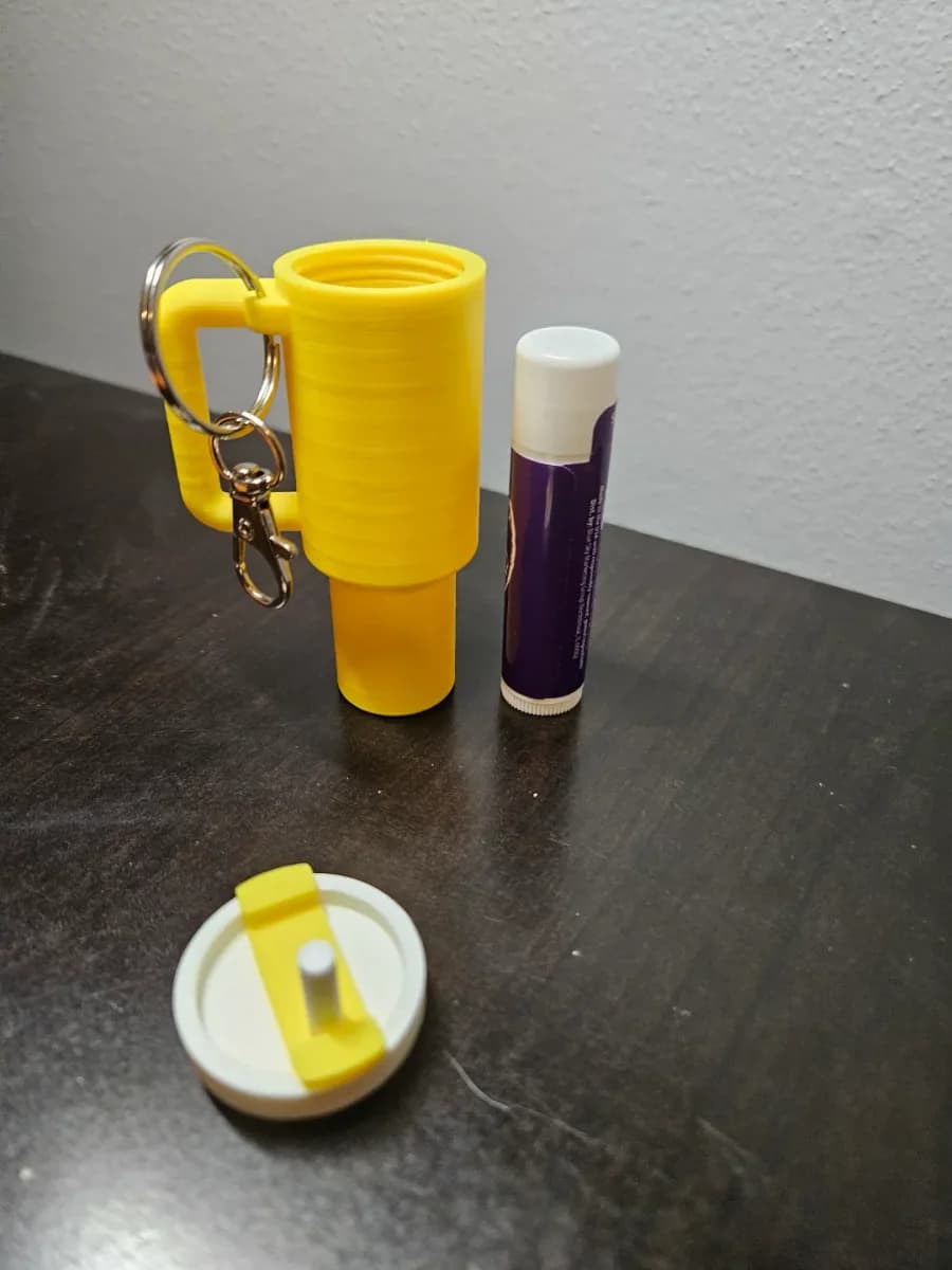 Stanley Gobelet Inspired Porte-clés Chapstick Support - Image 4