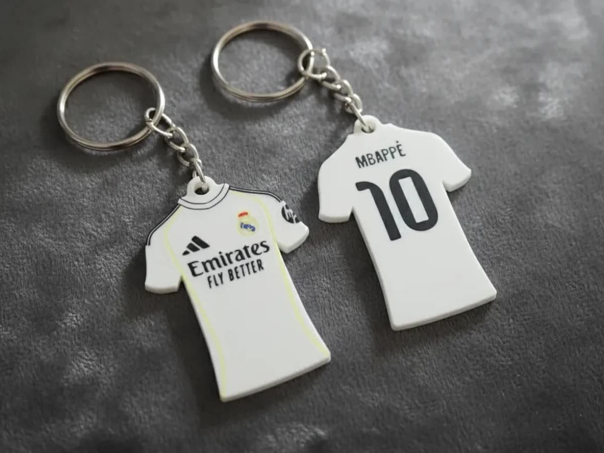 Mbappé Real Madrid jersey Porte-clés