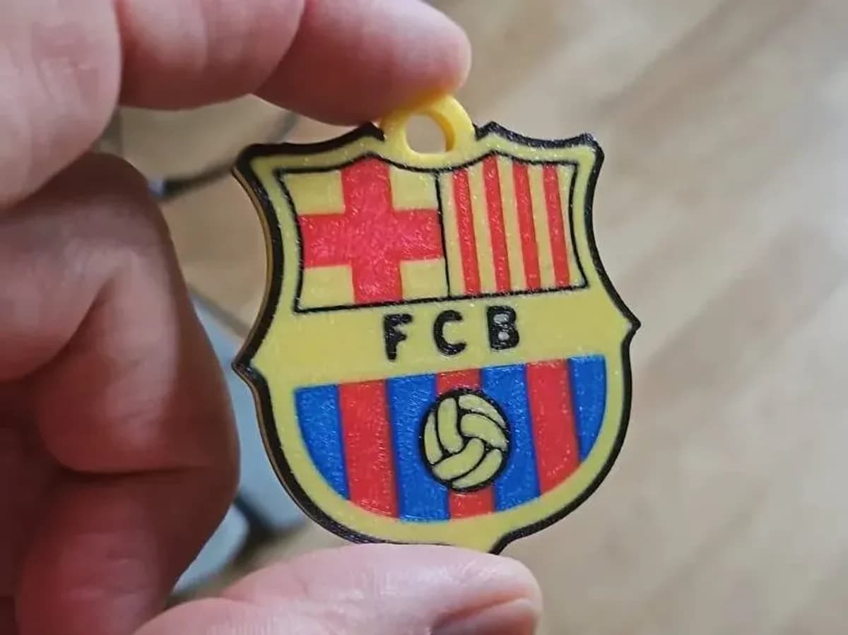 Barcelona FC double-sided Porte-clés - Image 3