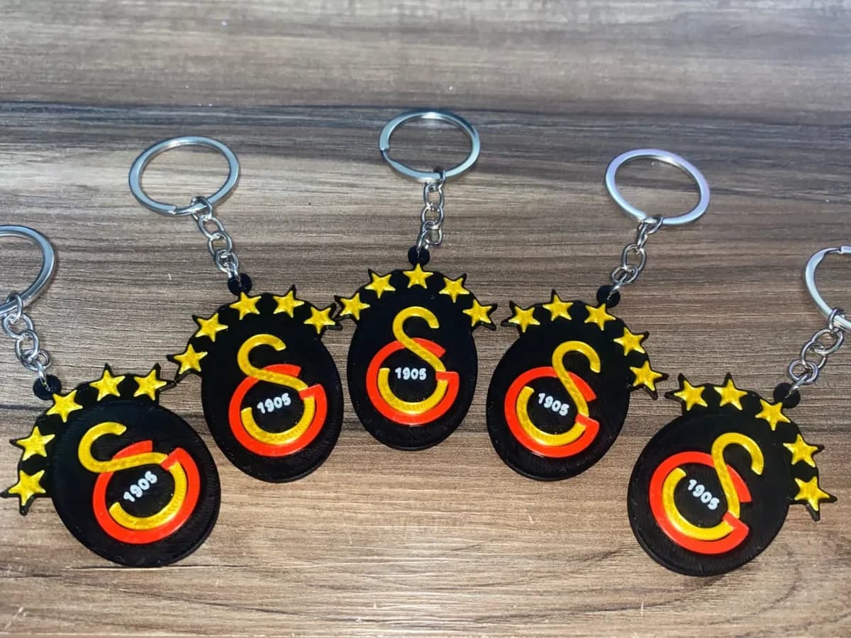 5 Star Galatasaray Logo Porte-clés