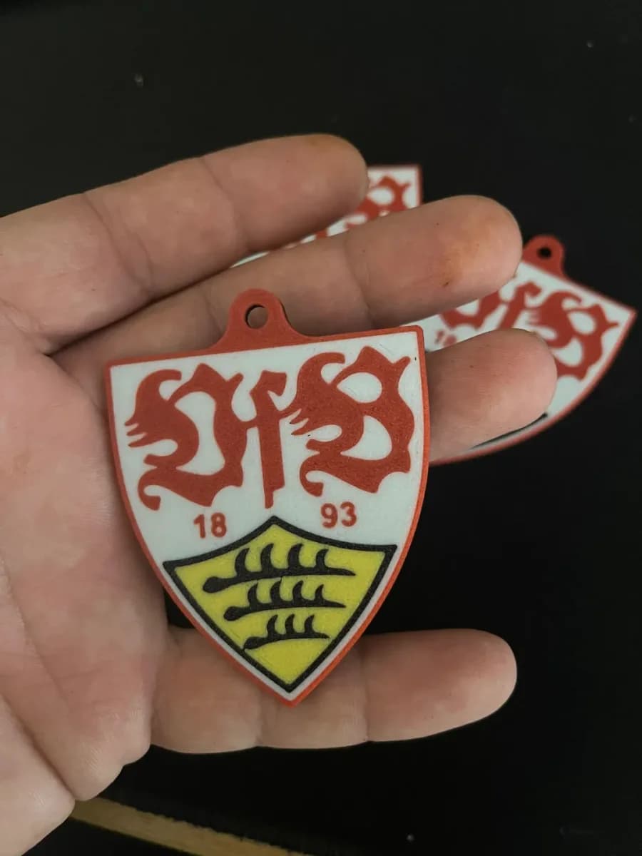 Porte-clés VFB Stuttgart Keyring Crest Logo - Image 4