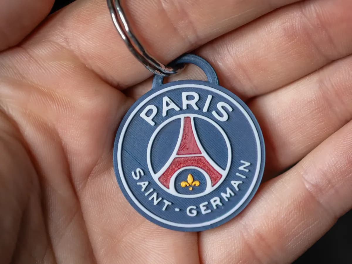 Porte-clés Paris Saint-Germain F.C. (PSG) Logo Keyring - Image 2