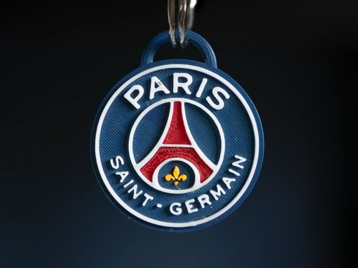 Porte-clés Paris Saint-Germain F.C. (PSG) Logo Keyring - Image 3