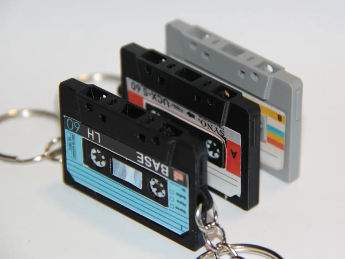 Mini Porte-clés Cassette
