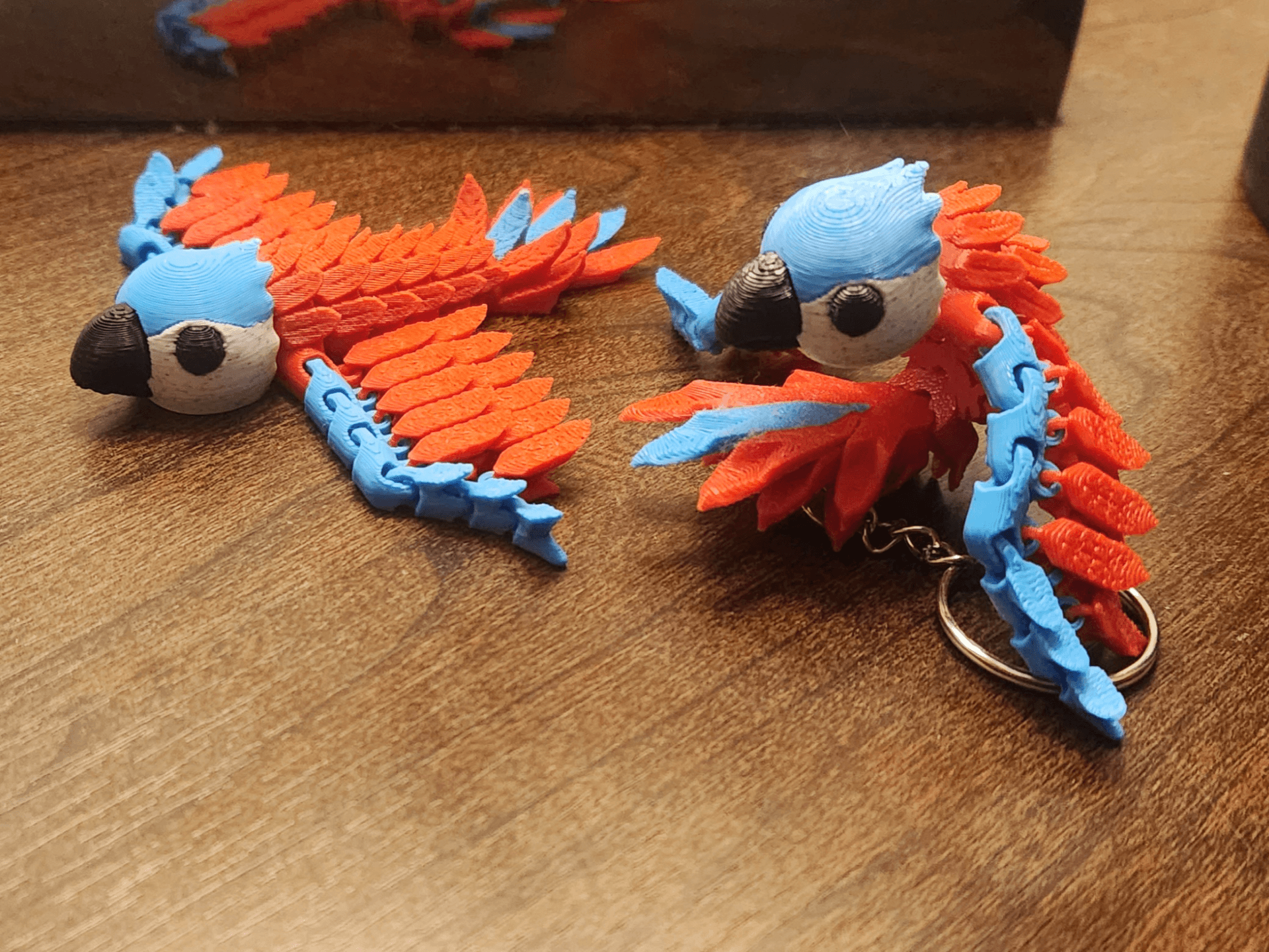 Porte-clés Bébé Perroquet Articulé - Image 3