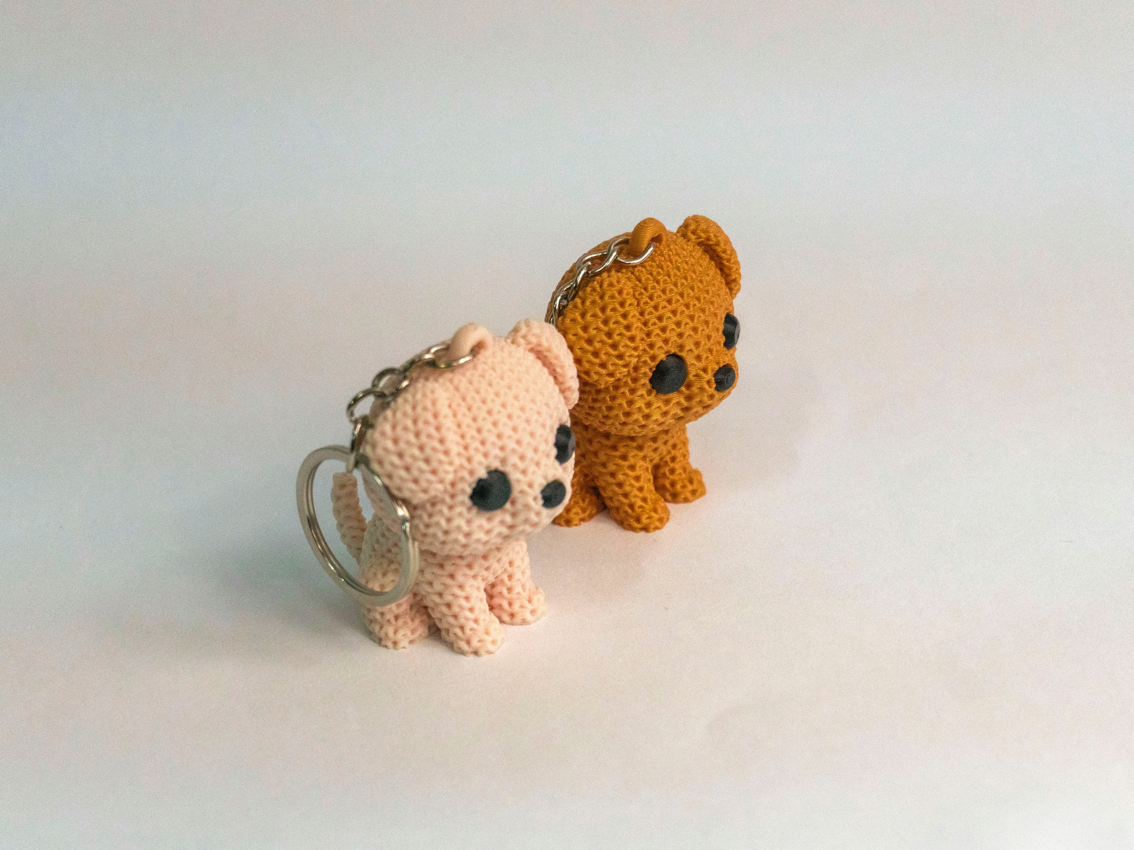 Knitted Puppy Porte-clés - No - Image 4