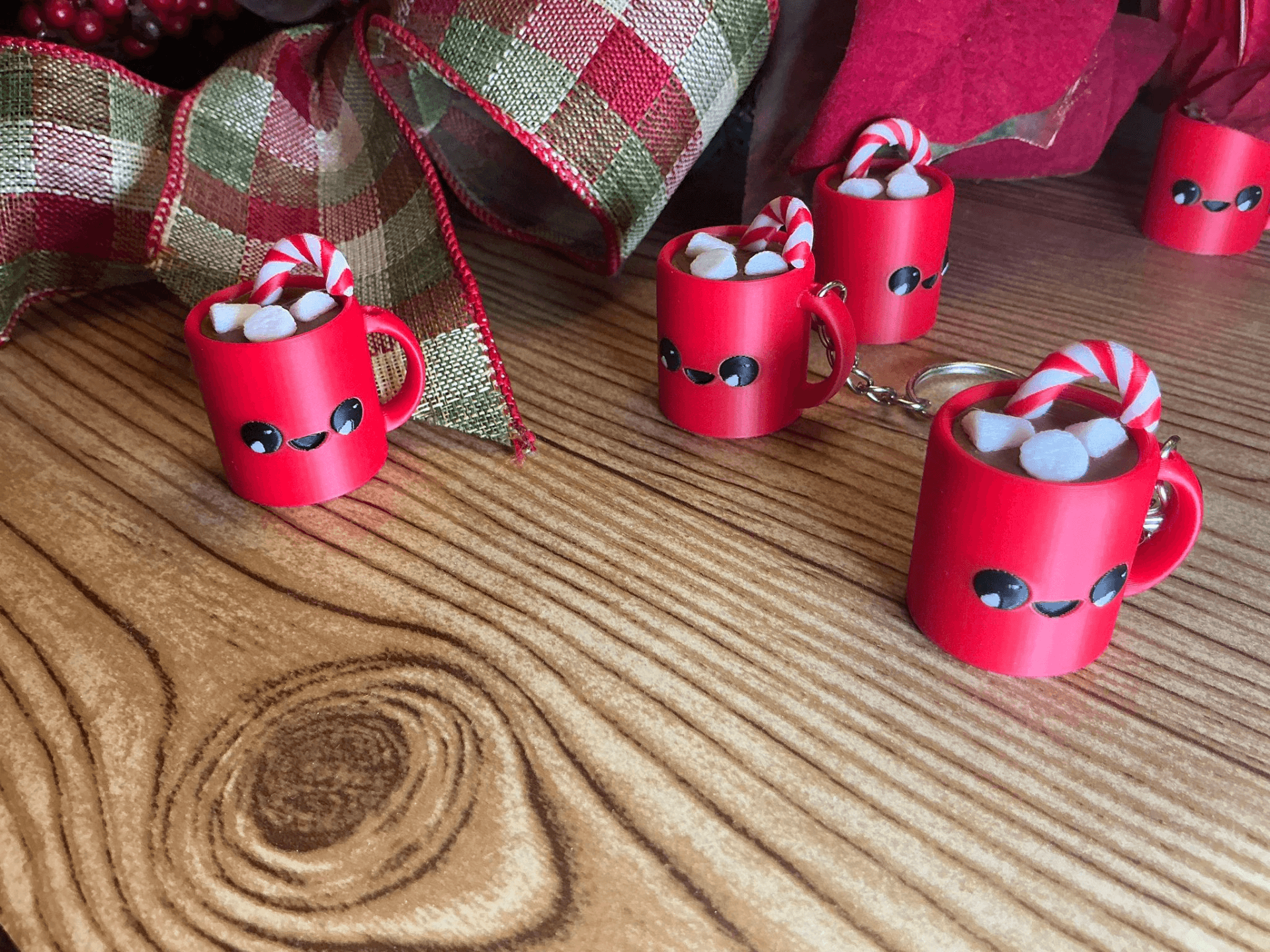 Peppermint Hot Chocolate Keychains Minis - Image 4