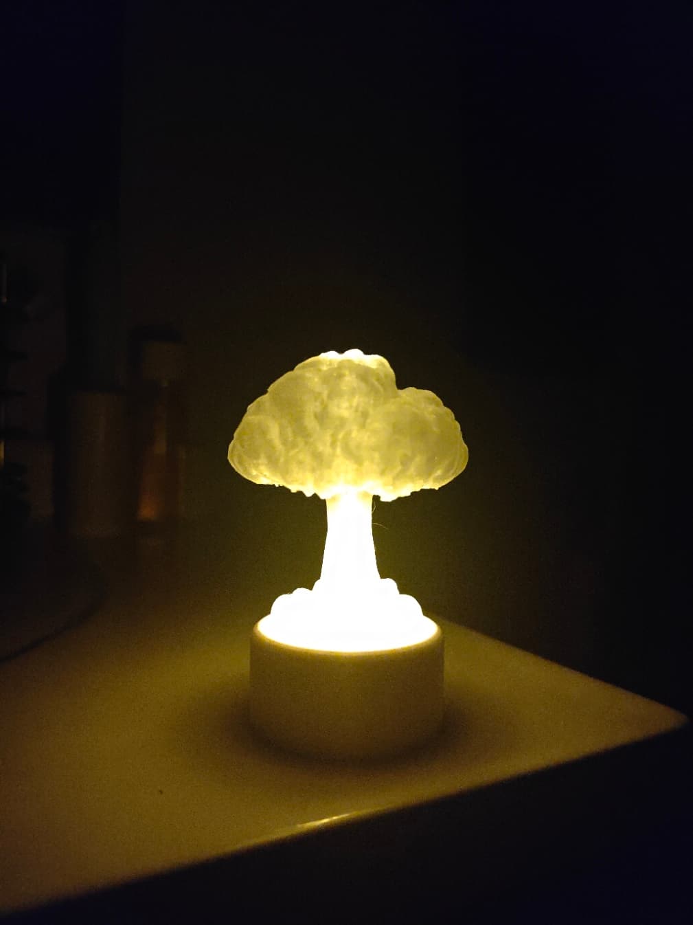 Nuclear Mushroom Cloud LED Tea Veilleuse Candle Lampe - Image 3