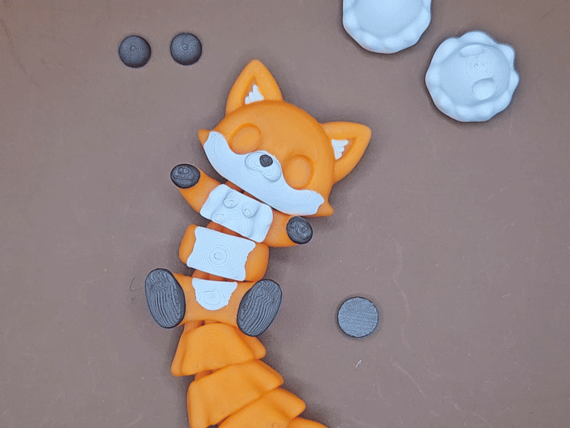 Moxxie Flexible Renard Porte-clés Fridge Magnet - Image 3