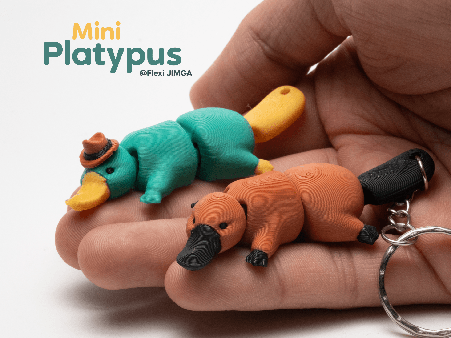 Porte-clés Ornithorynque Articulé