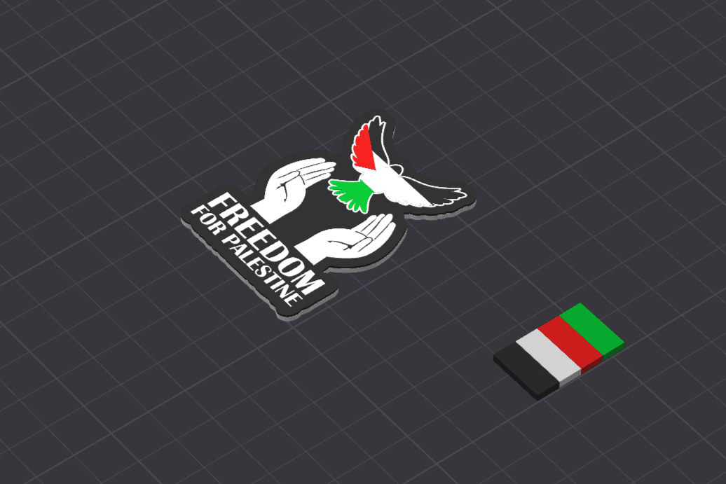 Liberté for Palestine Porte-clés & Badge - Image 4