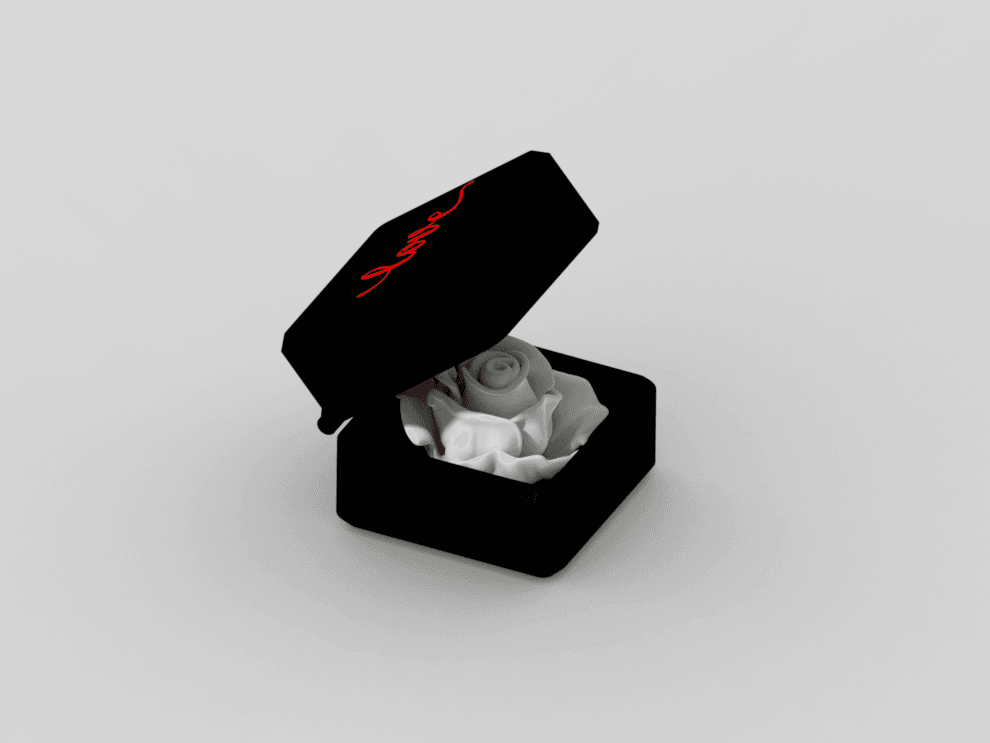 Boîte Rose Romantique - Image 2