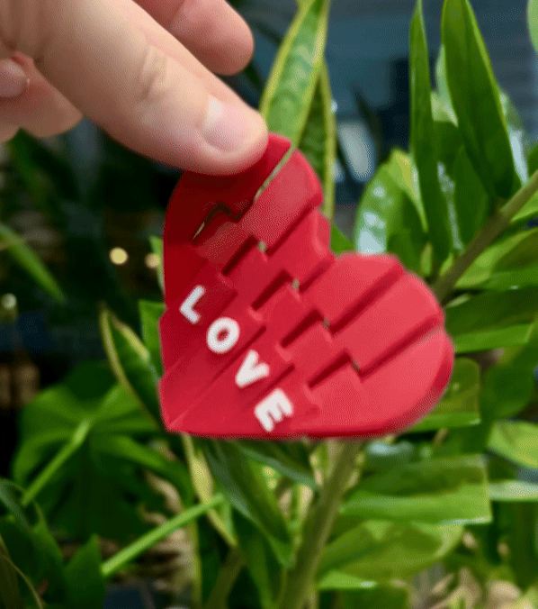 Porte-clés Cœur Articulé