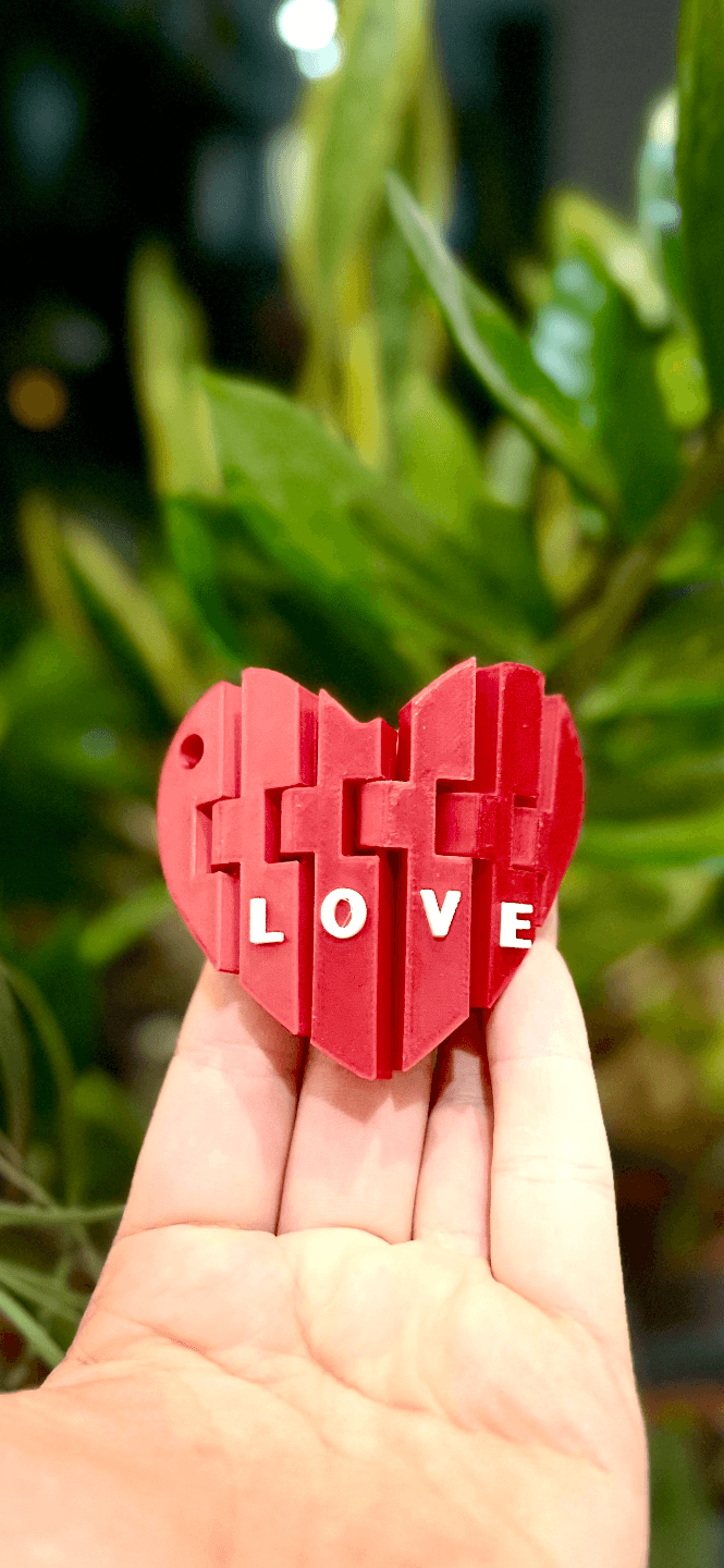 Porte-clés Cœur Articulé - Image 4