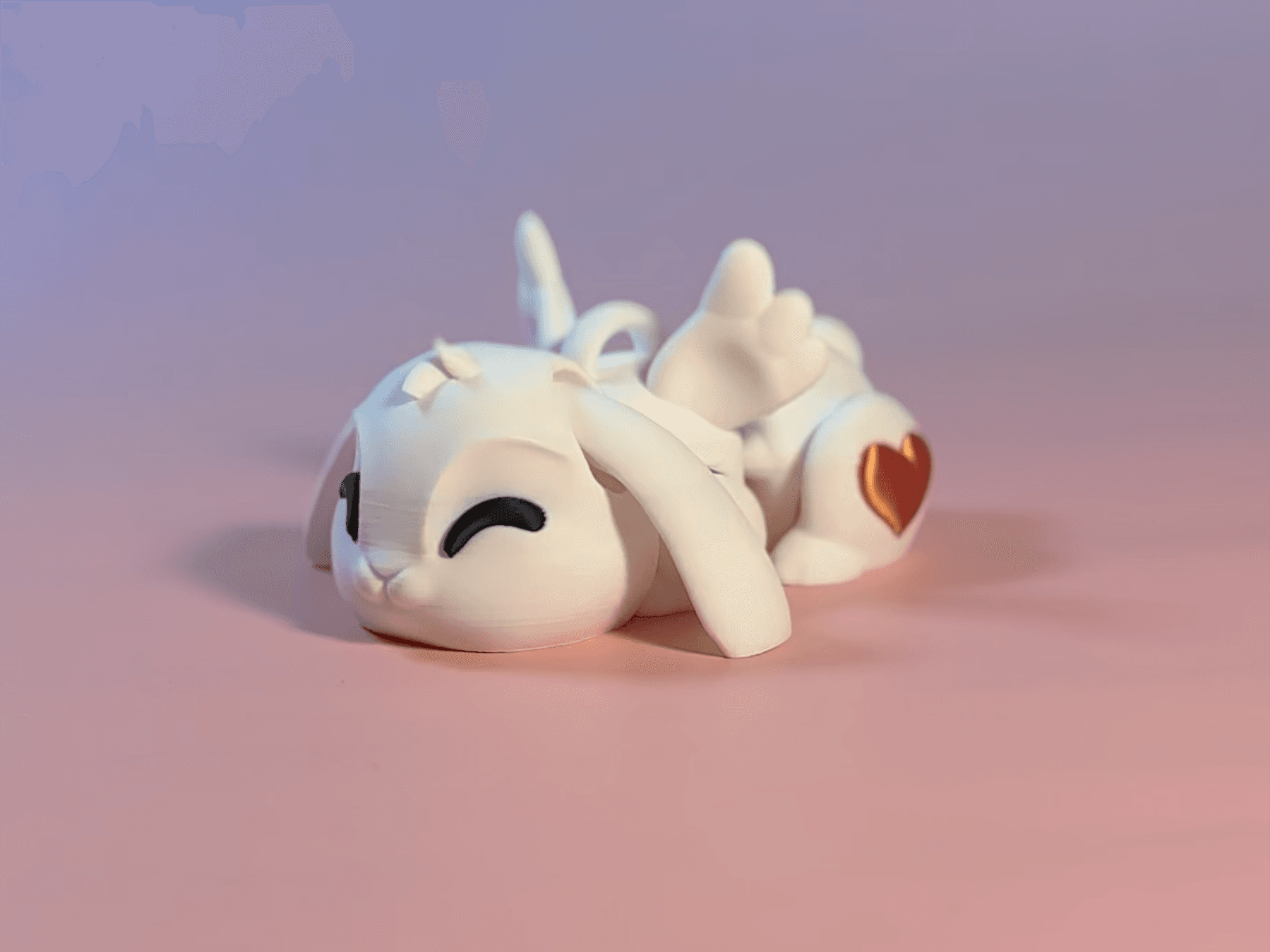 Porte-clés Lapin Cupidon