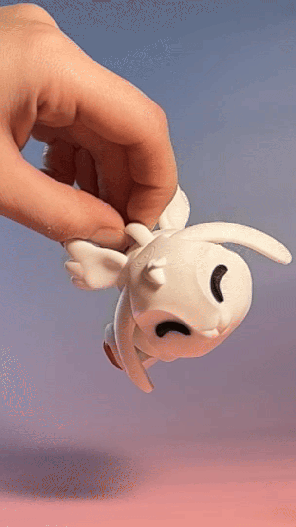 Porte-clés Lapin Cupidon - Image 2