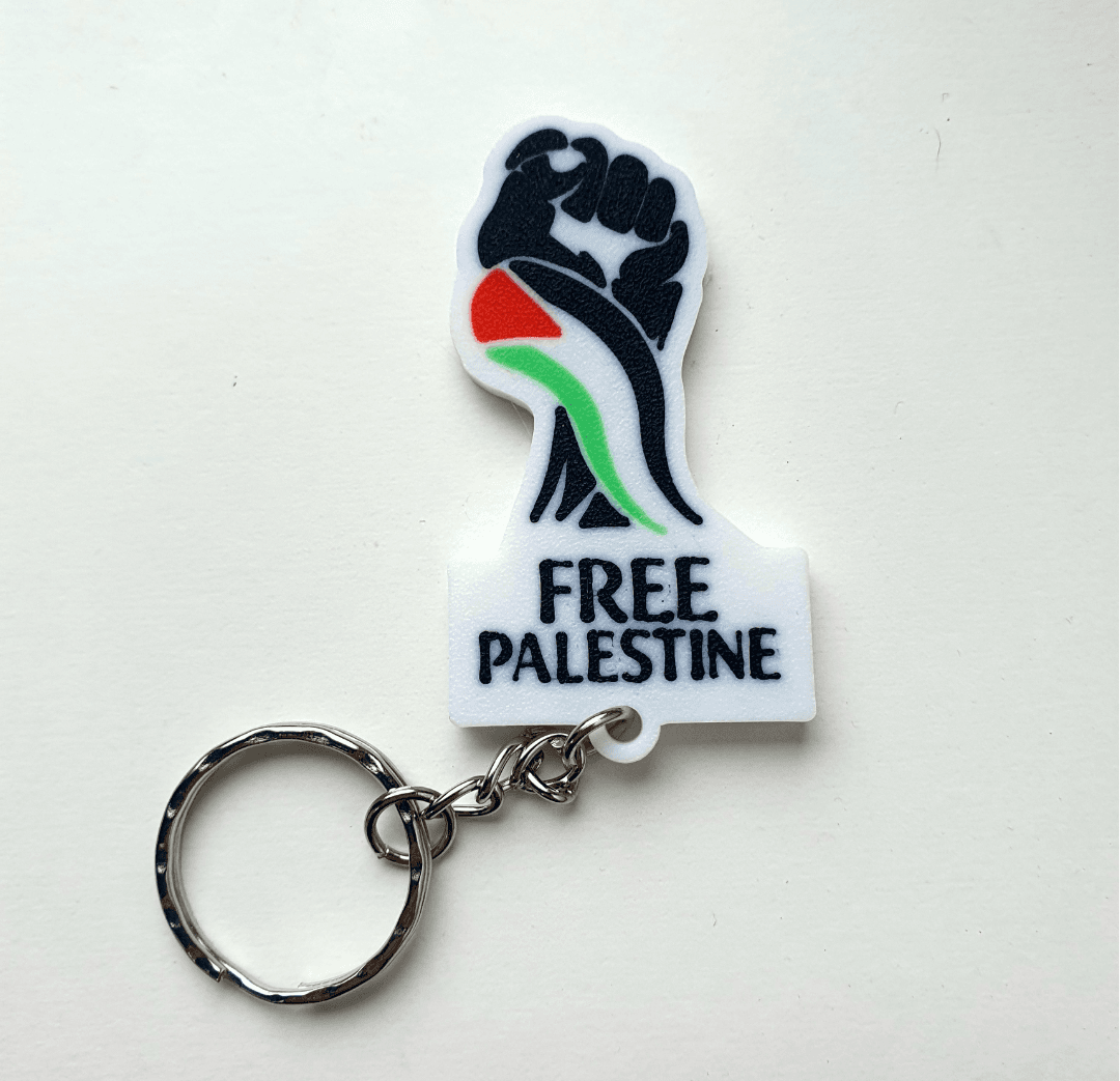 Libre Palestine 4 Colour Porte-clés