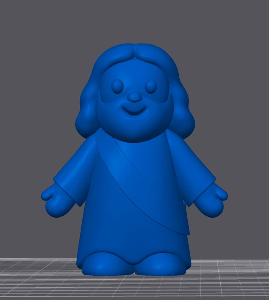 Mini Jesus Pocket Savior Figurine Approx Tall - Image 2