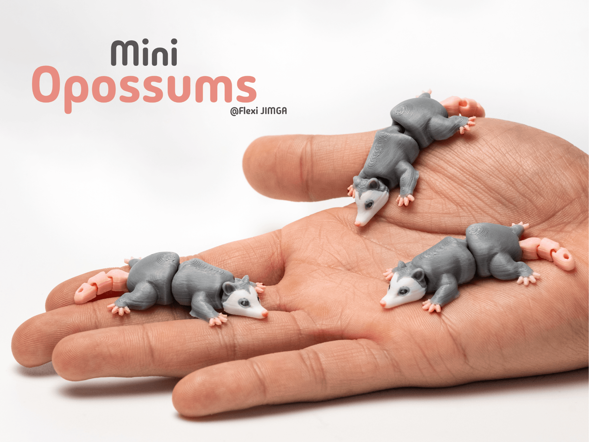 Porte-clés Opossum Articulé