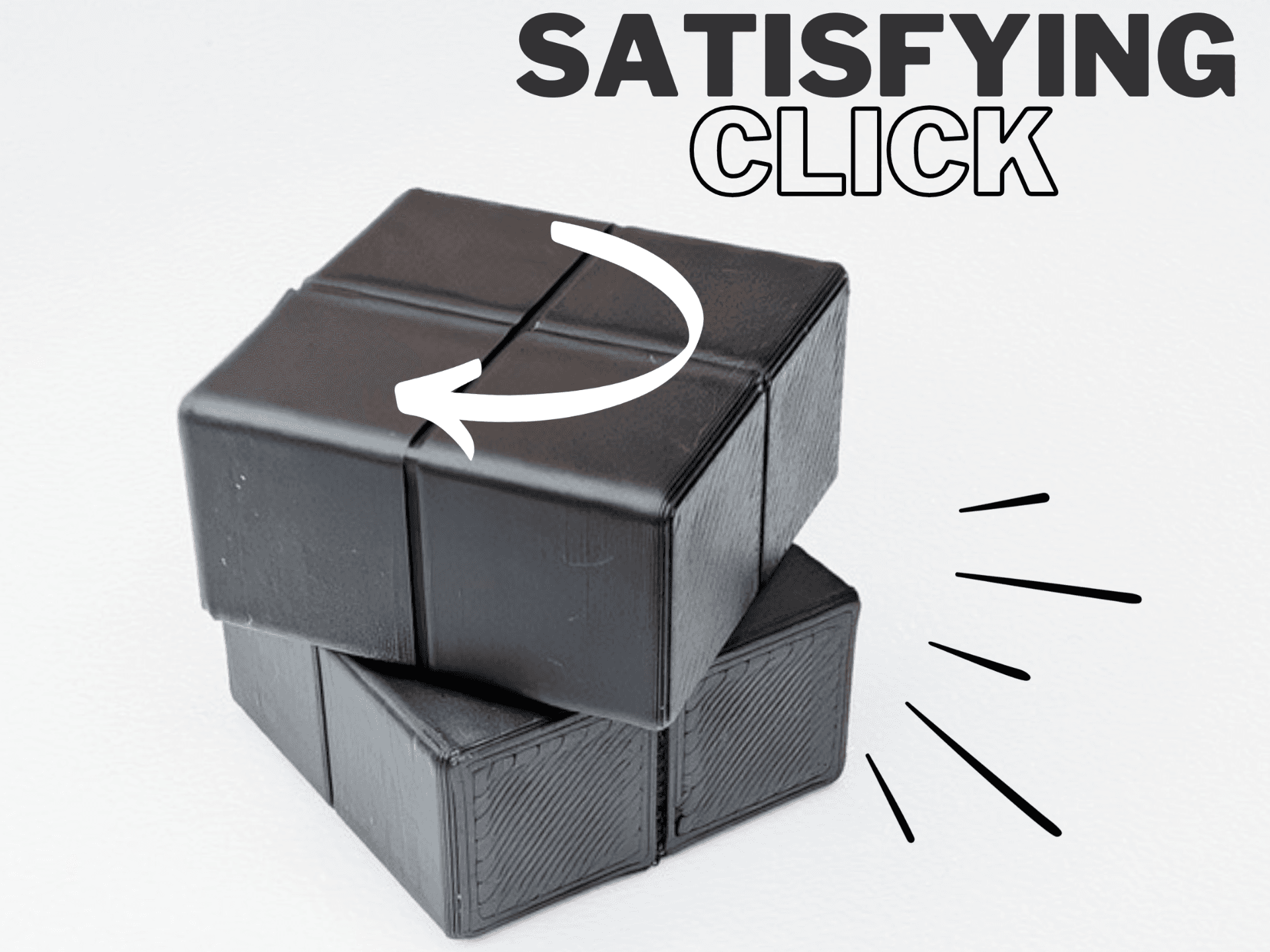 Anti-Anti-stress Cube With Satisfying Clic