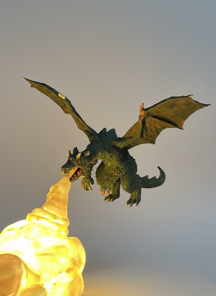 Dragon Breathing Fire Lampe - Image 4