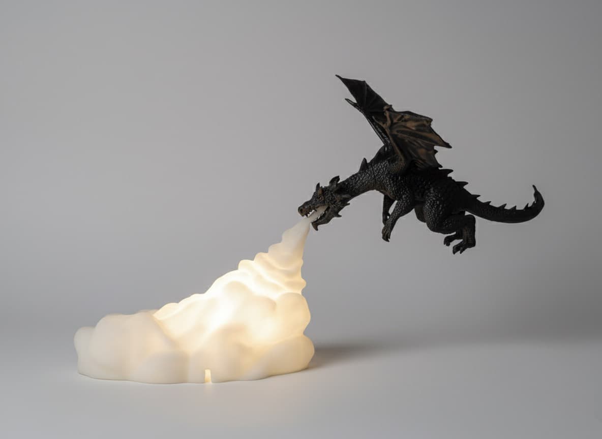 Dragon Breathing Fire Lampe - Image 5