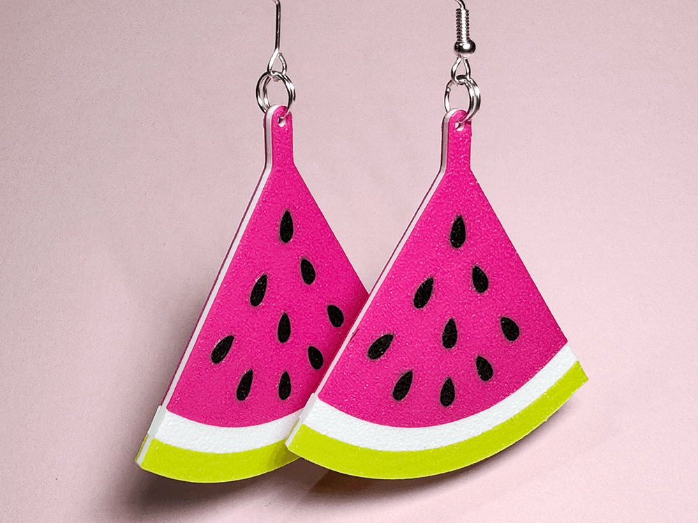 Boucles d'oreilles Pastèque - Image 3