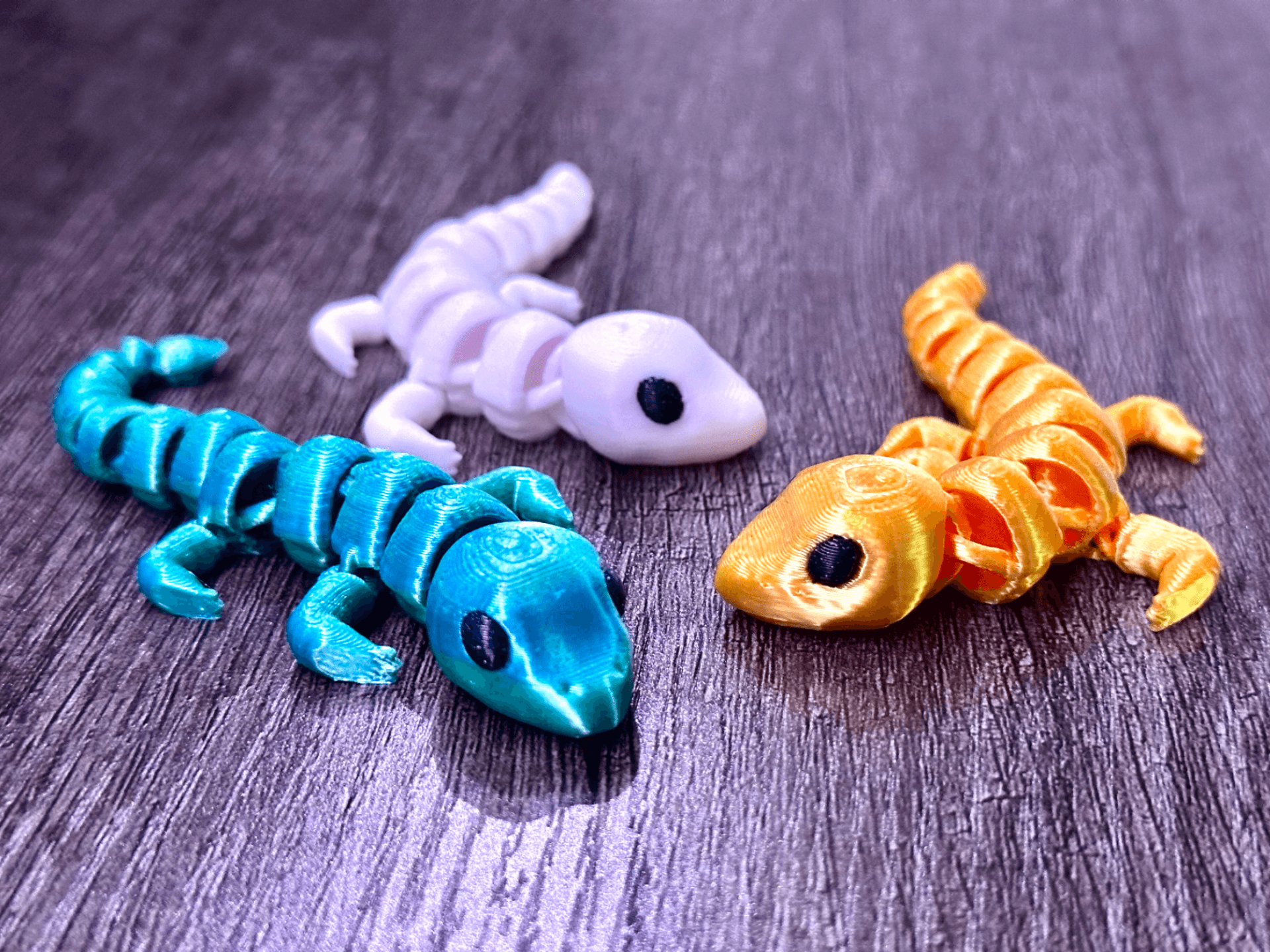 Articulé Flexible Baby Dragon - Gecko - Lézard