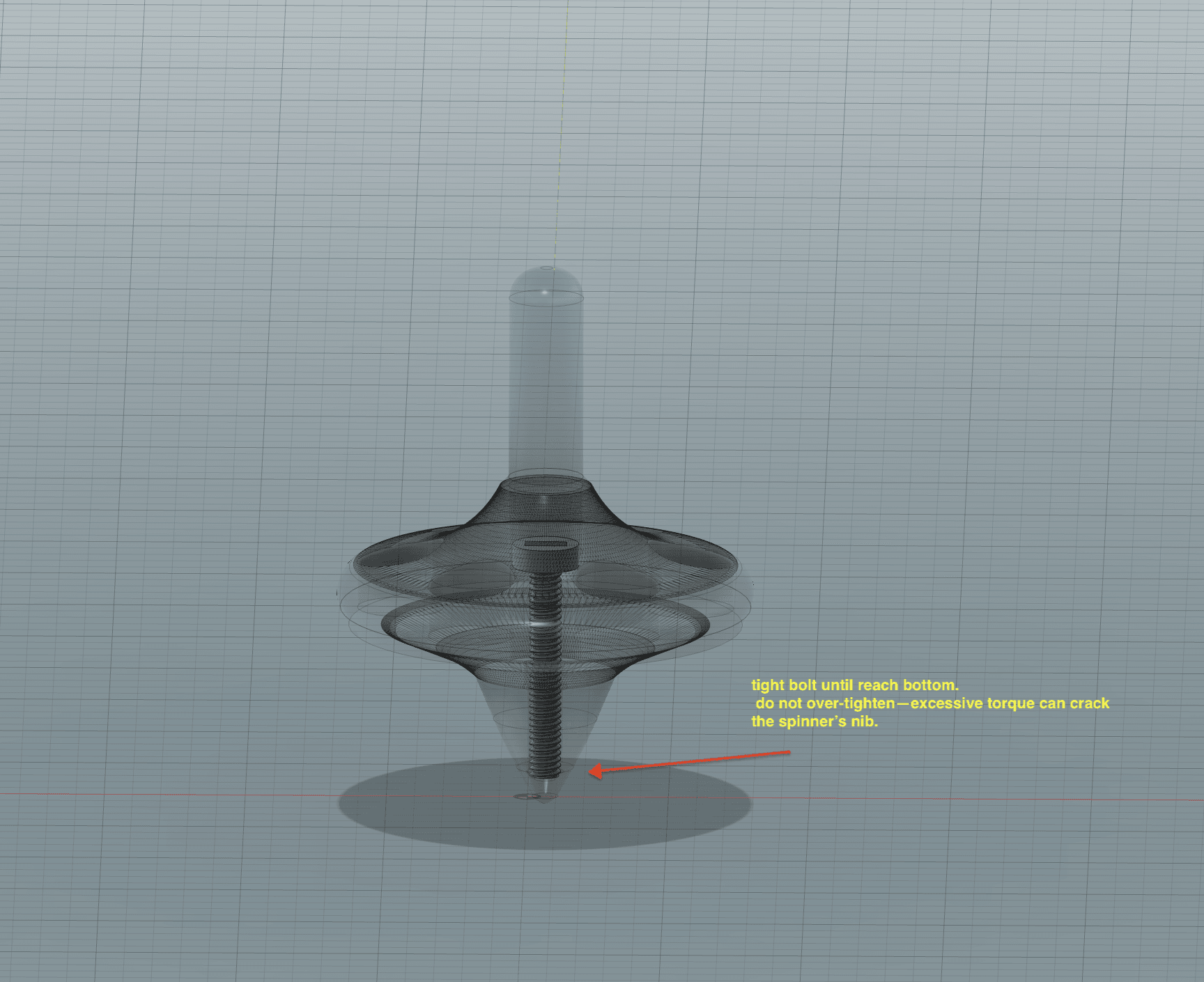 Never Falls Self-balancing Bureau Toupie - Image 5