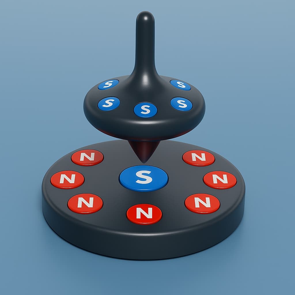 Never Falls Self-balancing Bureau Toupie - Image 4