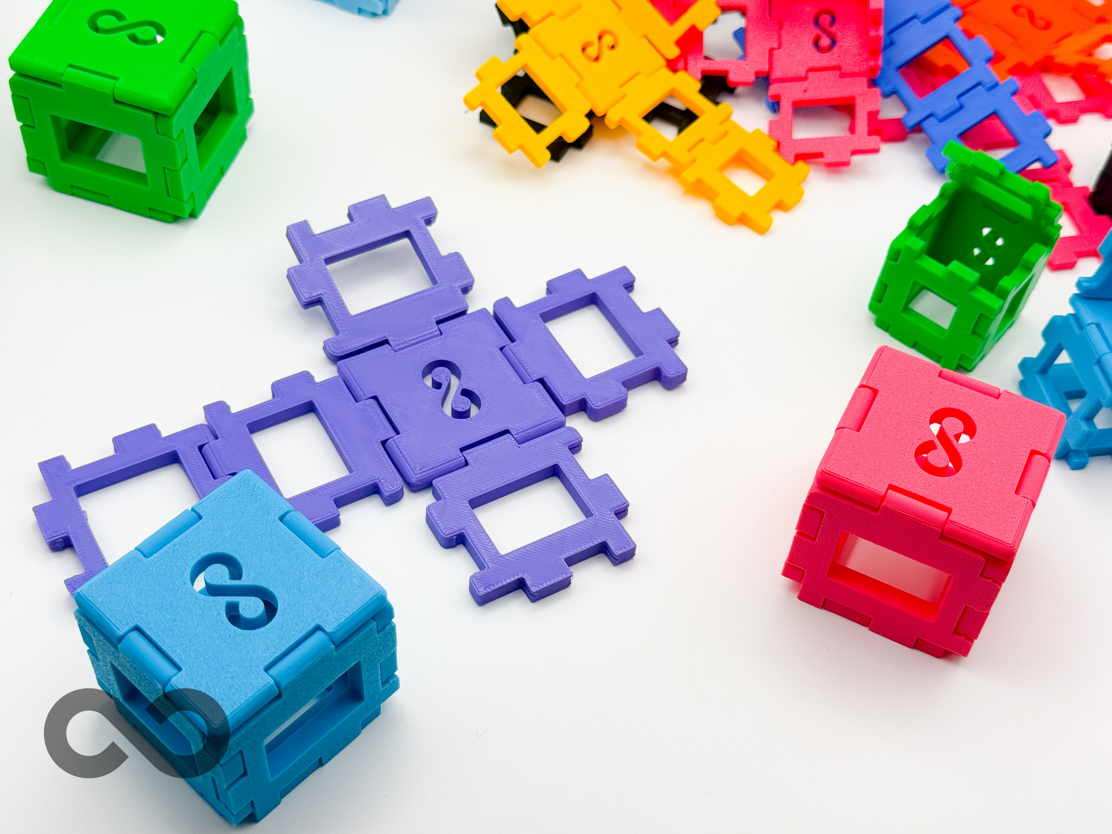 Folding Anti-Anti-stress Clic Cube - - Image 2