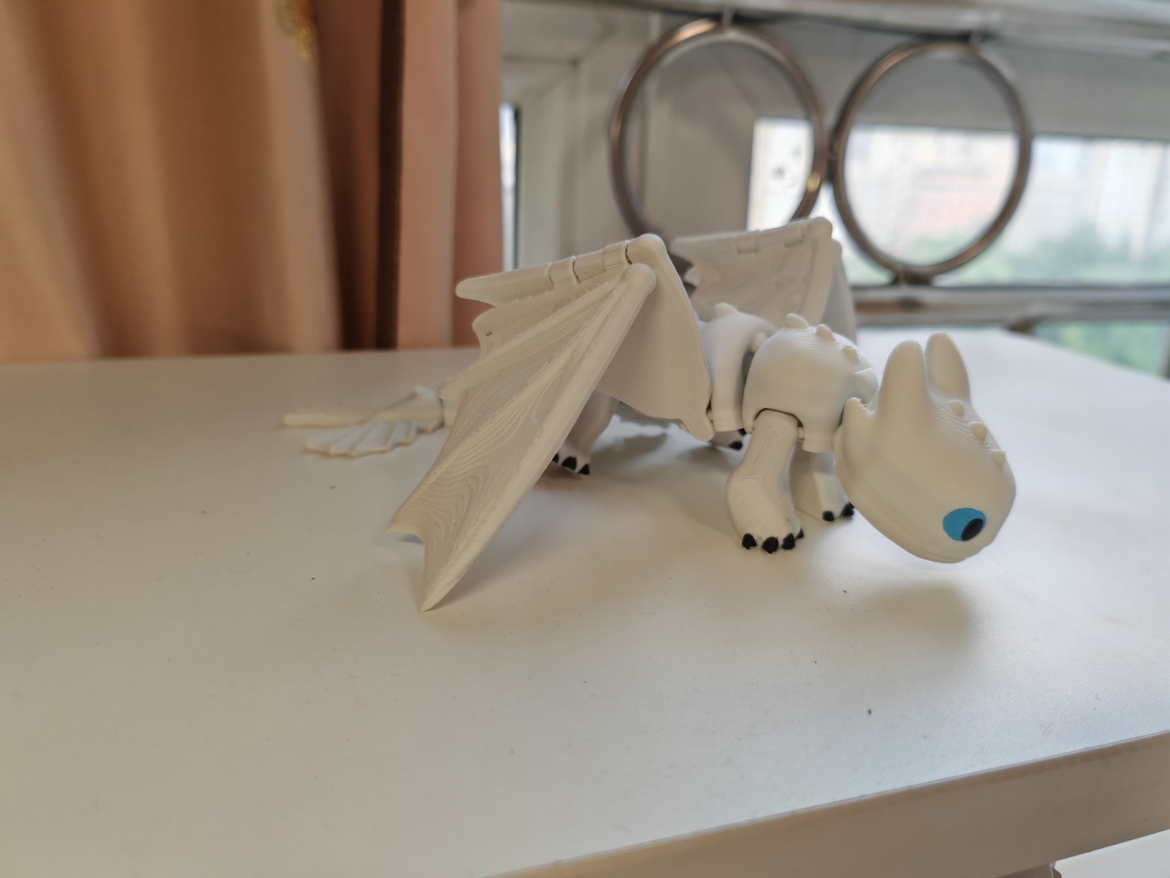 How To Train Your Dragon Toothless Veilleuse Fury Hinged Articulé Dragon - Image 5