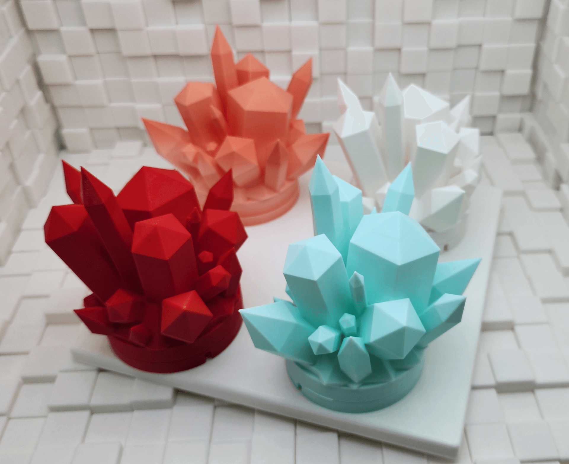 Crystal Cluster For Bambu LED Lampe - Image 3