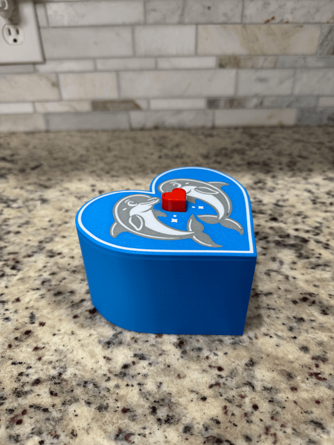 Boîte Dauphin Cœur - Image 2