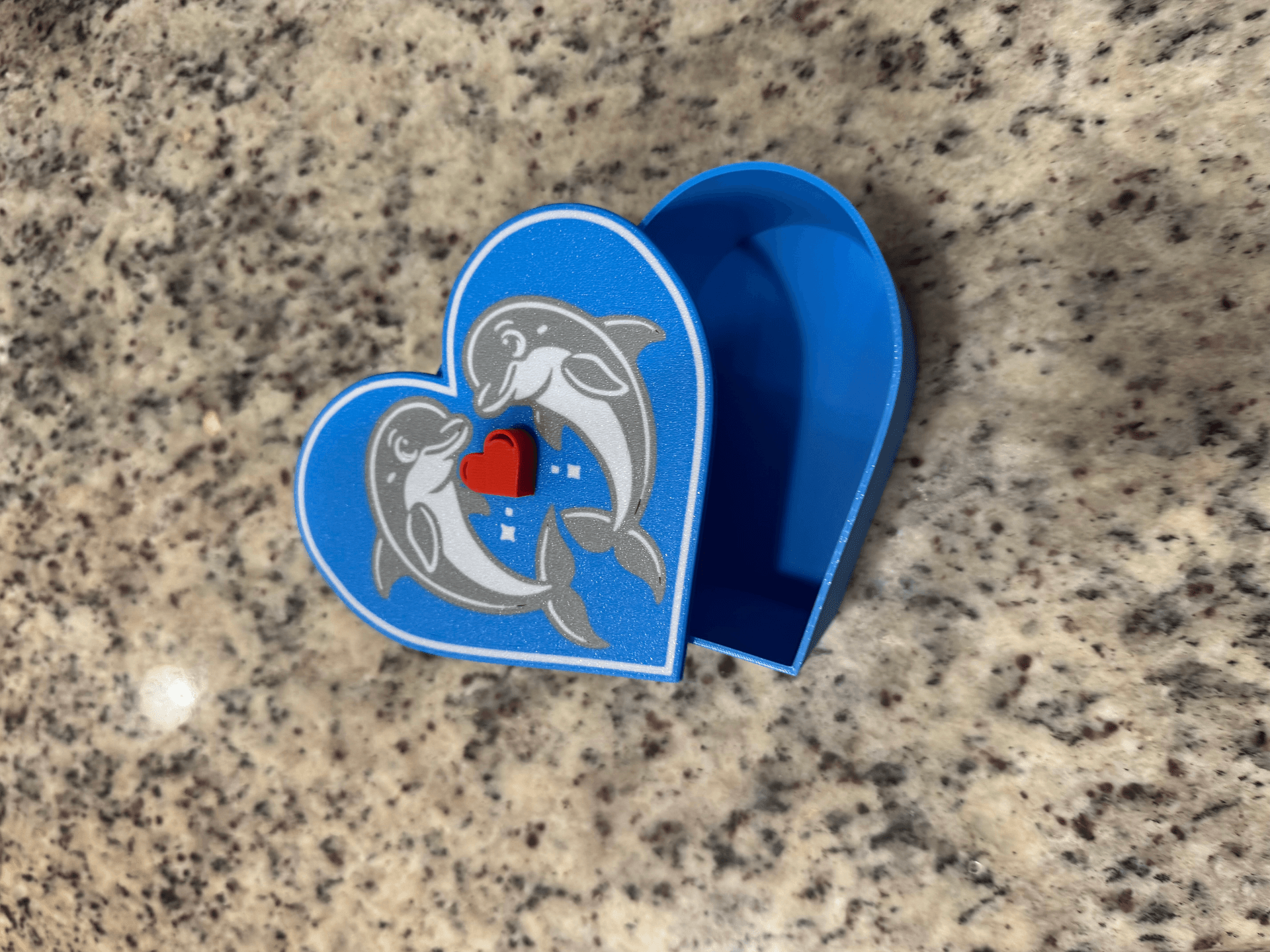 Boîte Dauphin Cœur - Image 3