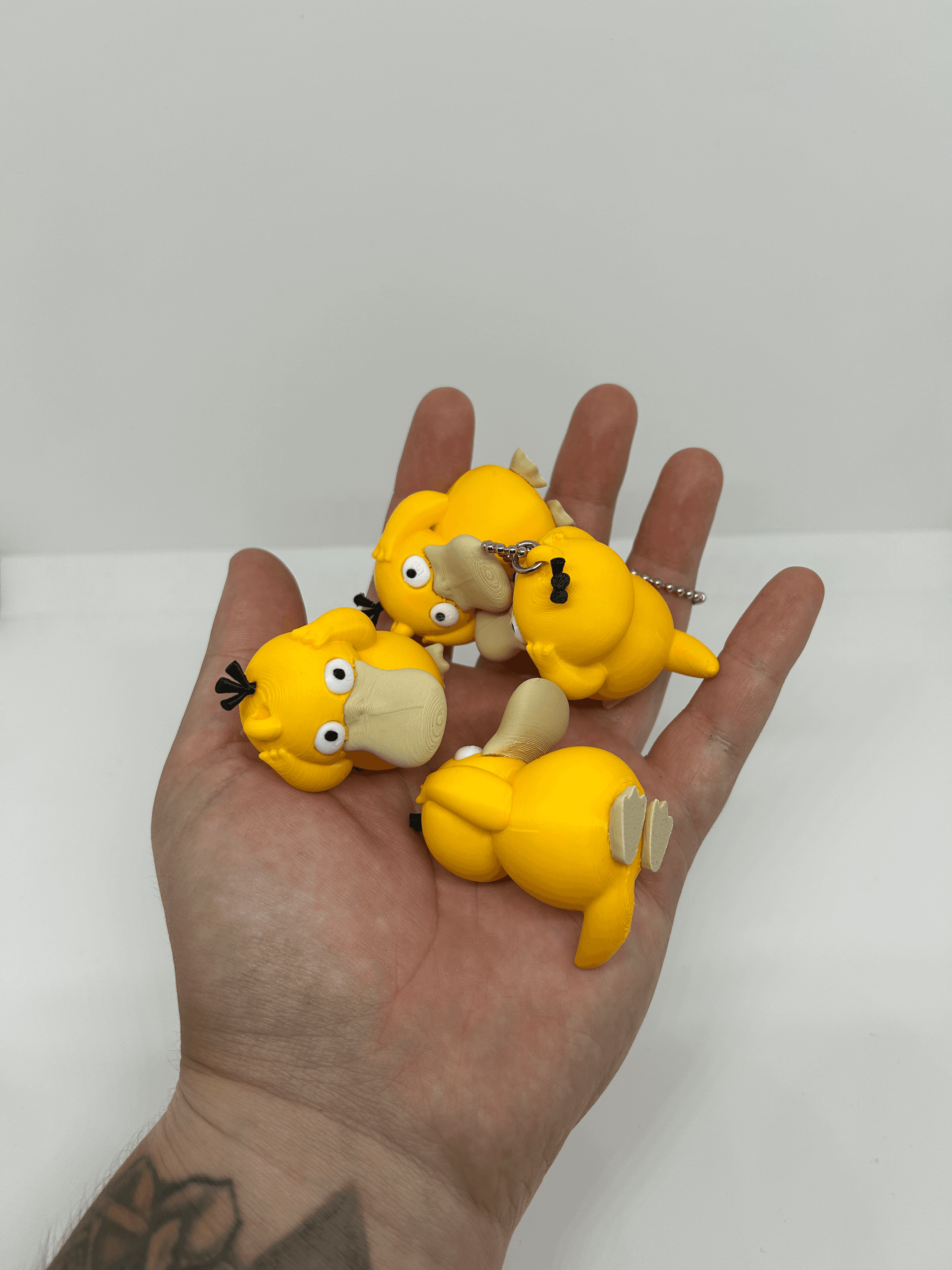 Mini Psyduck - No - Jouet Porte-clés - Multi-part - Image 4