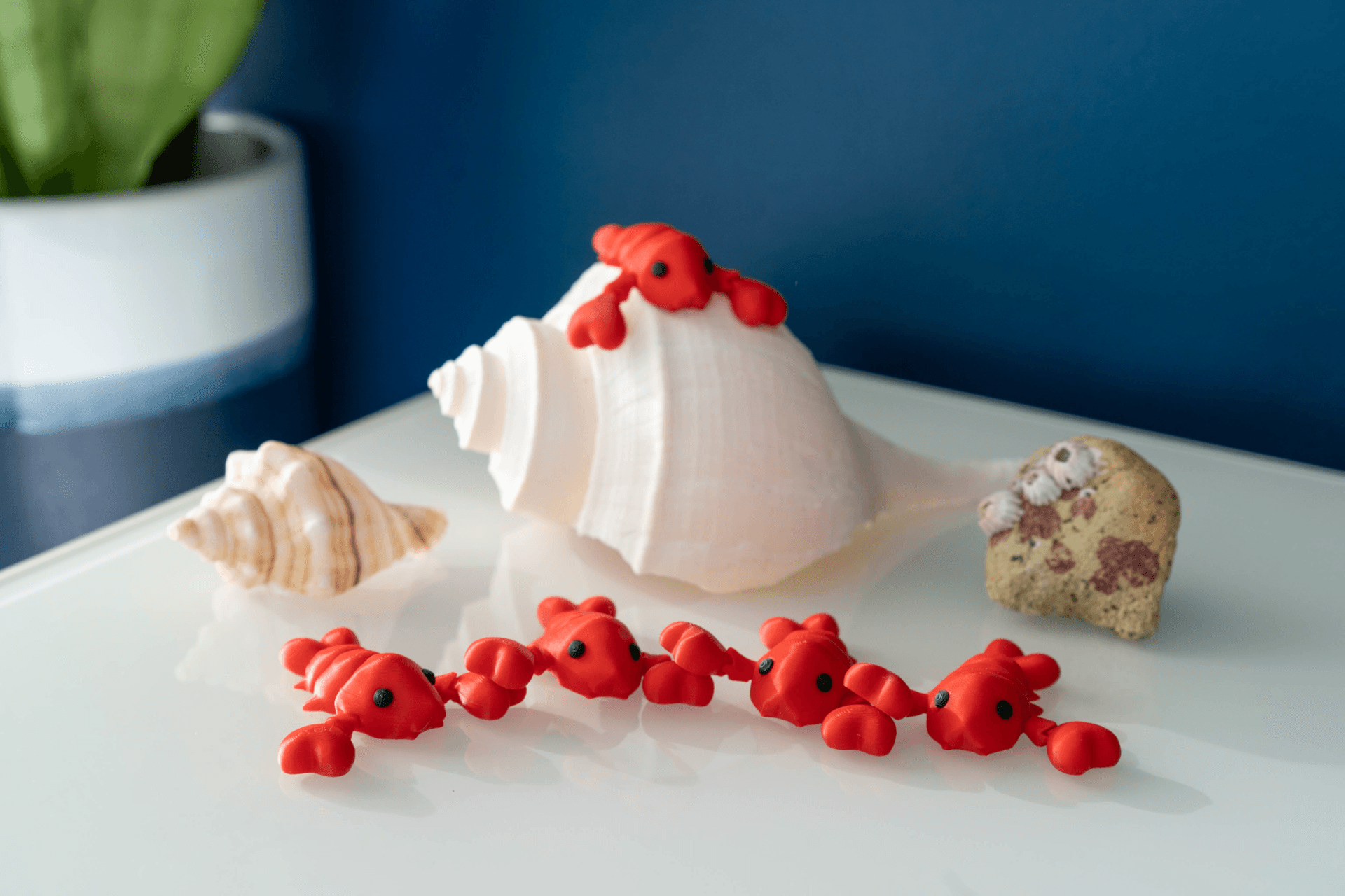 Flexible Homard Holding Claws Magnet Porte-clés - Image 2