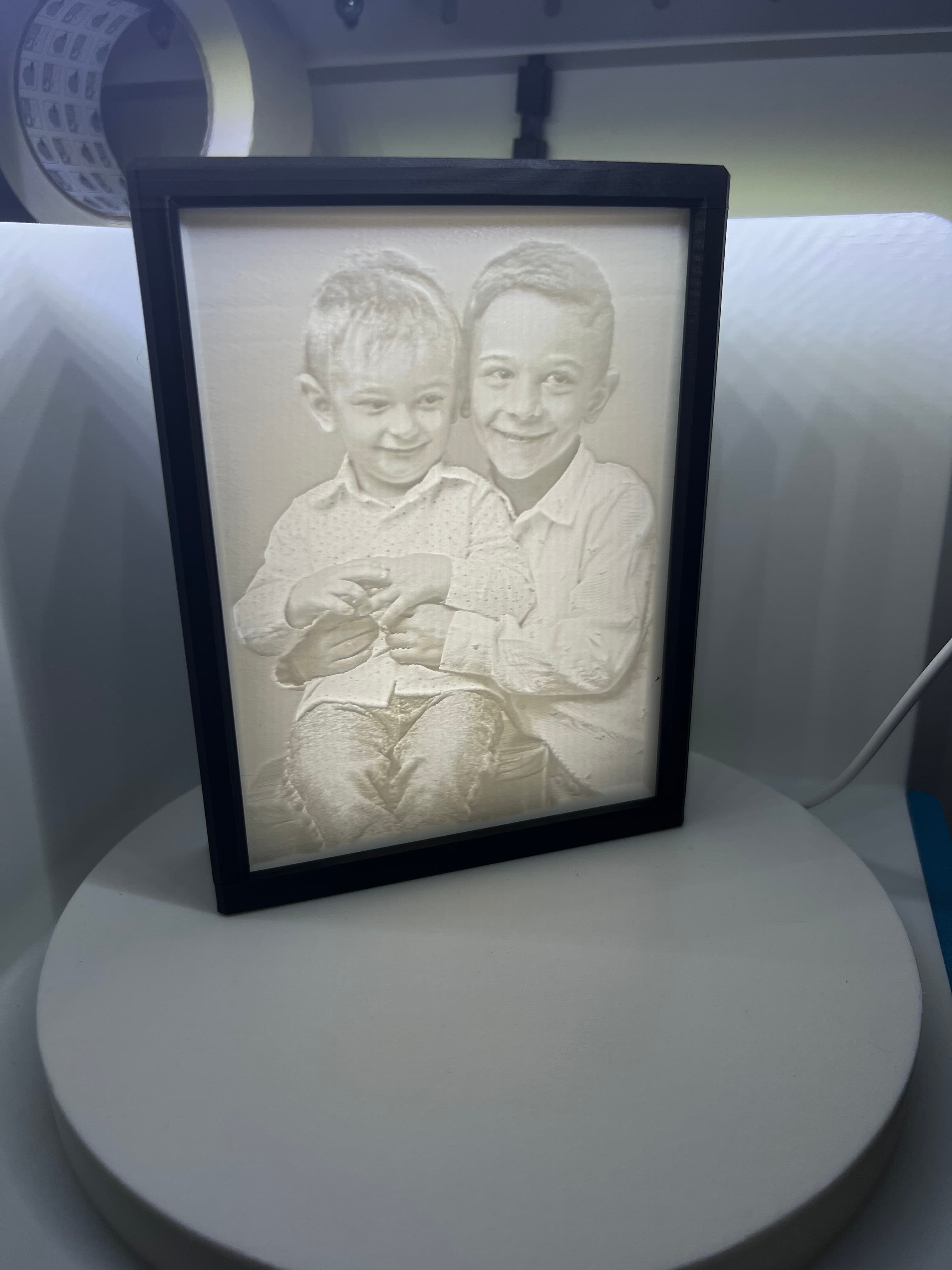 Frame For Lithophanes Bambu Cmyk Backlight Board - Image 2
